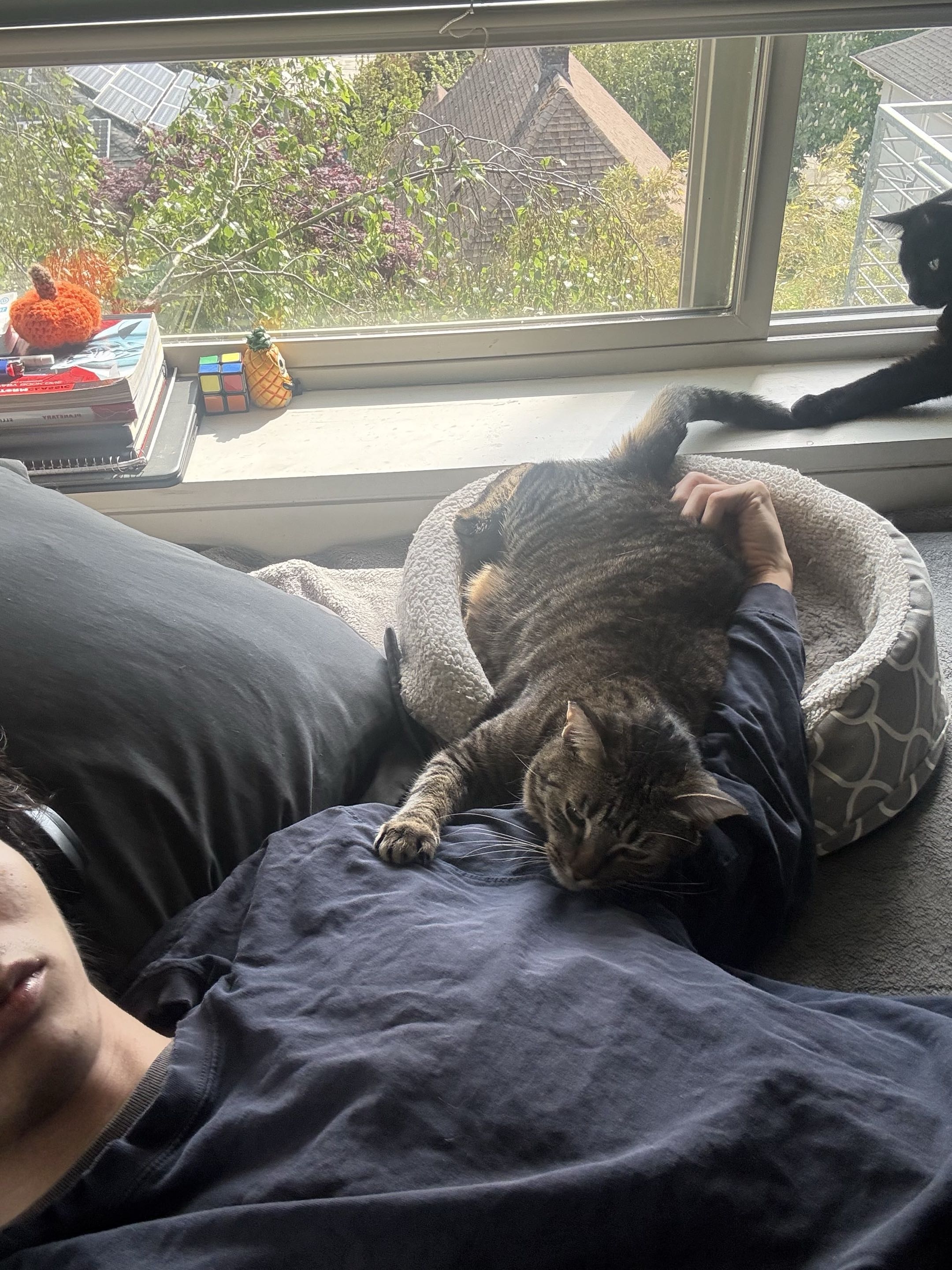 Sam with friends